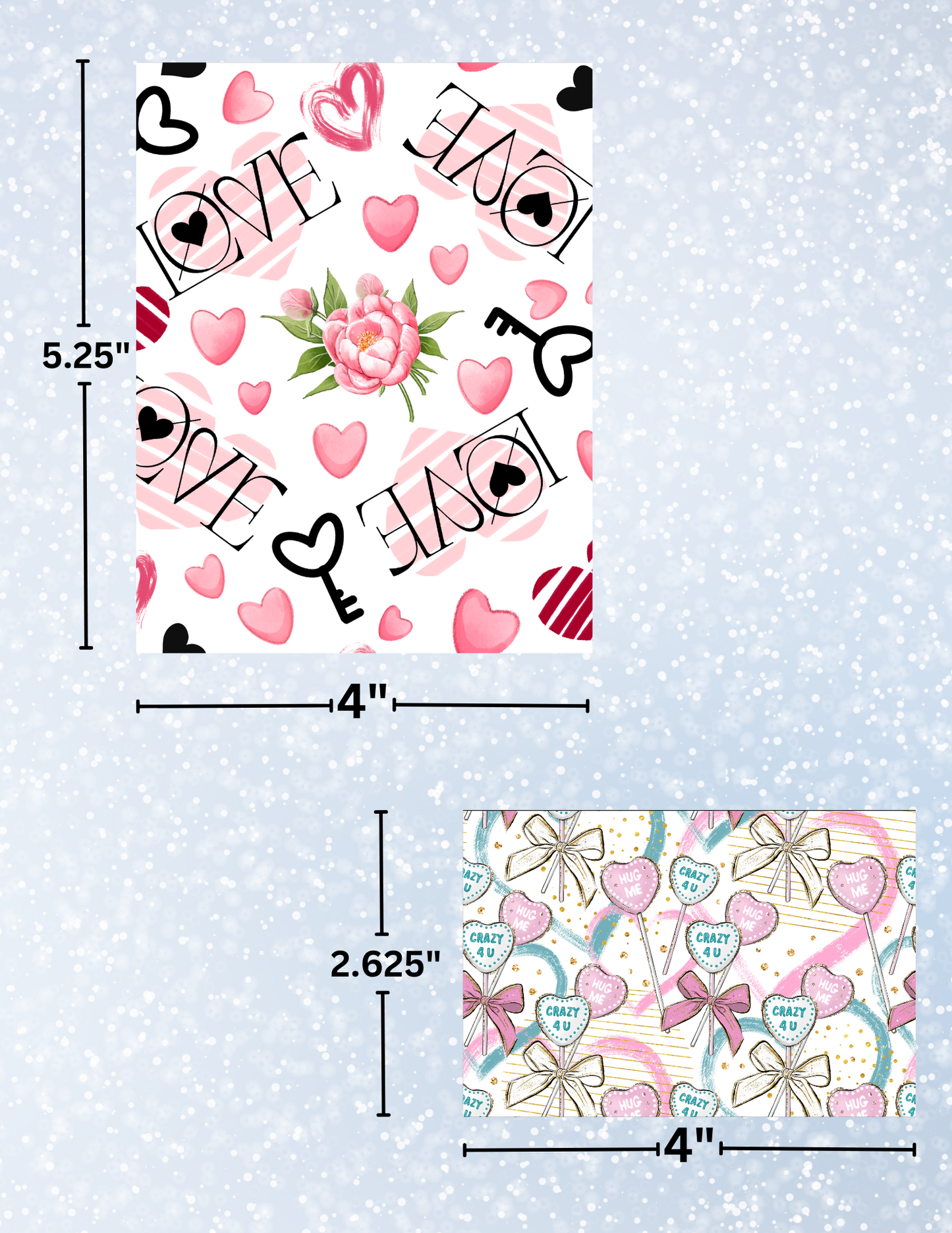 "Be My Valentine" Decorative Diamond Painting Release Paper