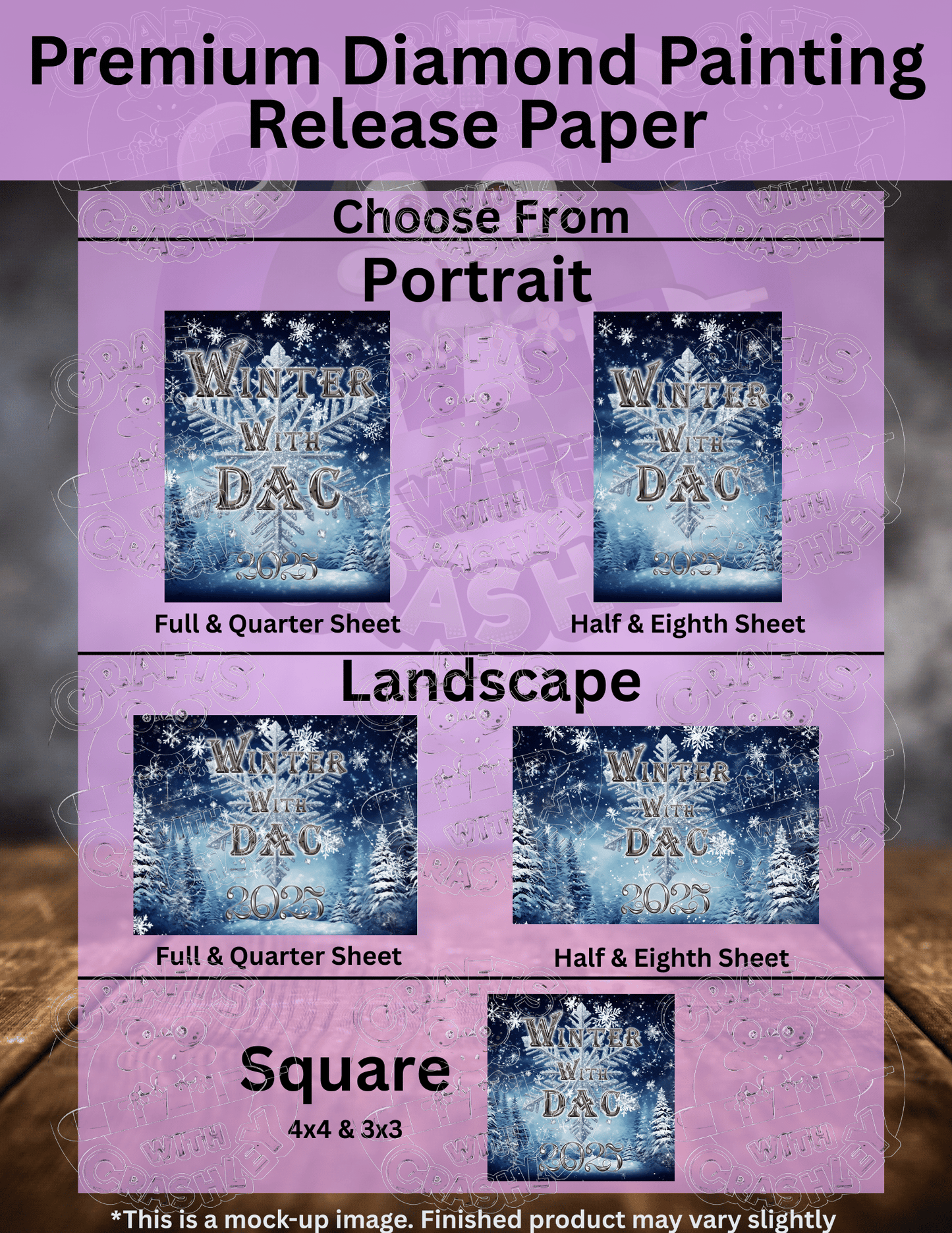 "Winter With DAC 2025" Premium Accessories for Diamond Painting