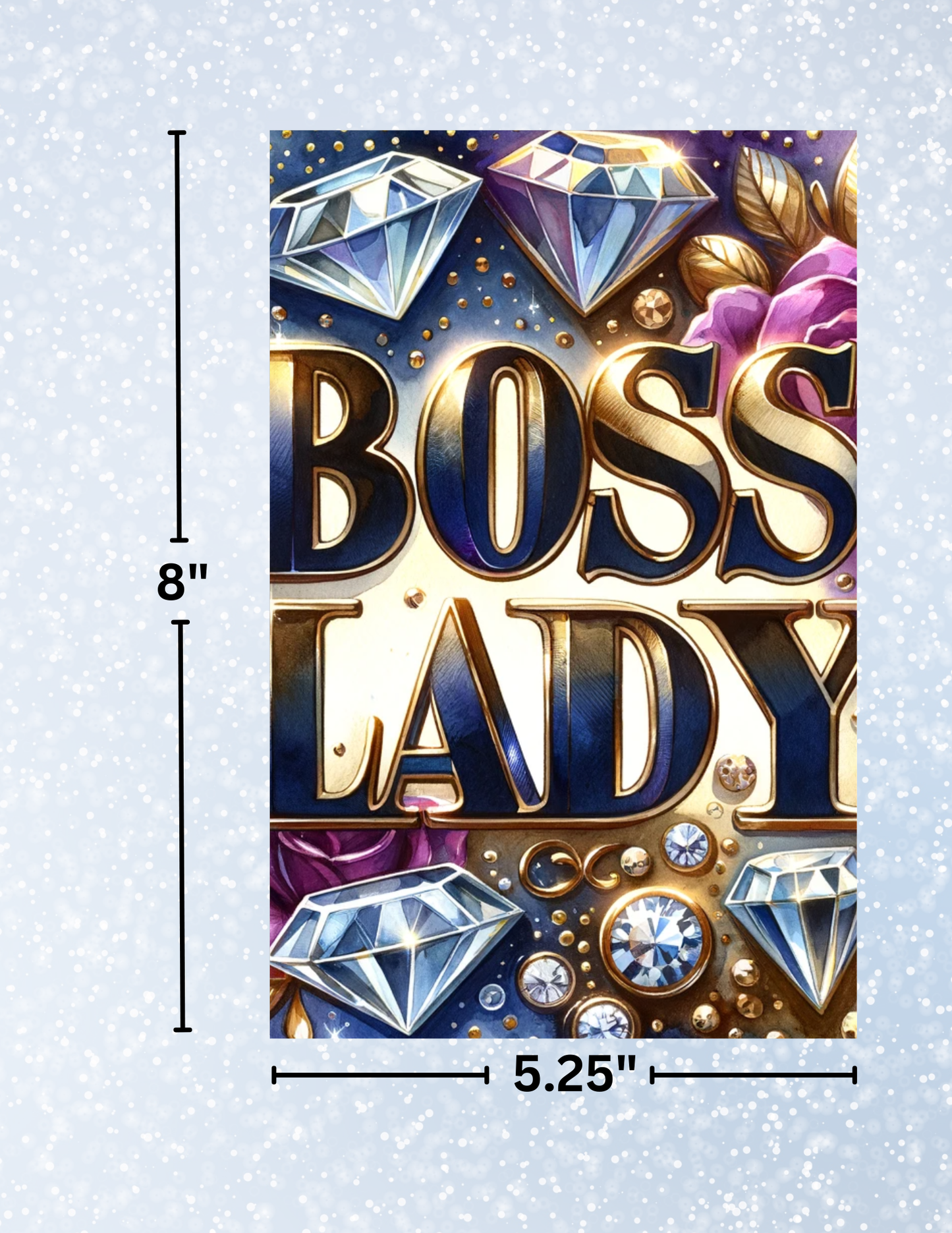 "Boss Lady" Decorative Diamond Painting Release Papers