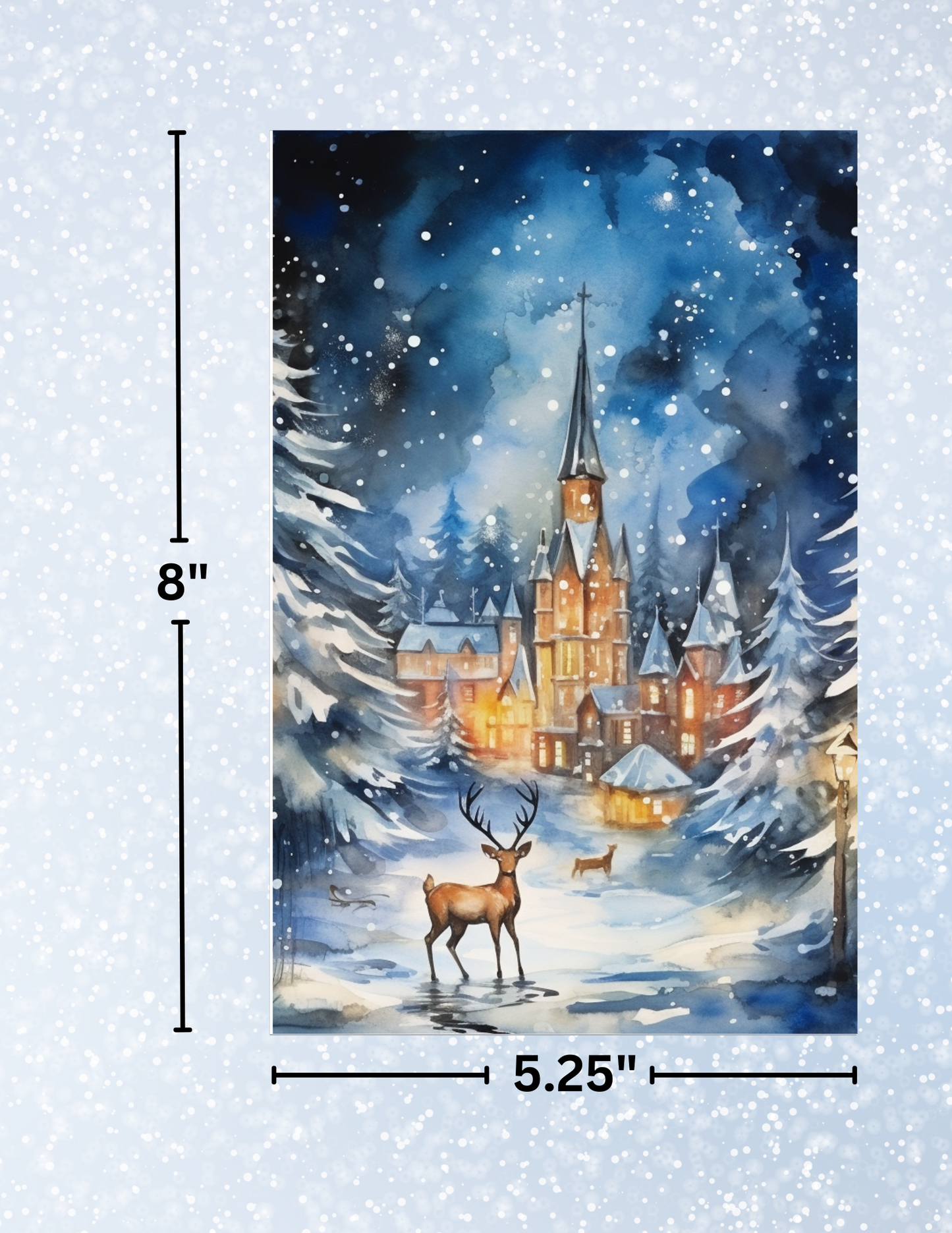 "Winter Castle" Decorative Diamond Painting Release Papers