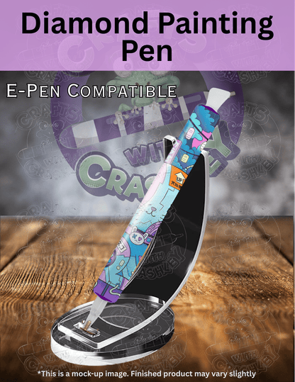 "Lucky Cat Cyber Punk" by ©Jeremiah Ketner Premium Accessories for Diamond Painting