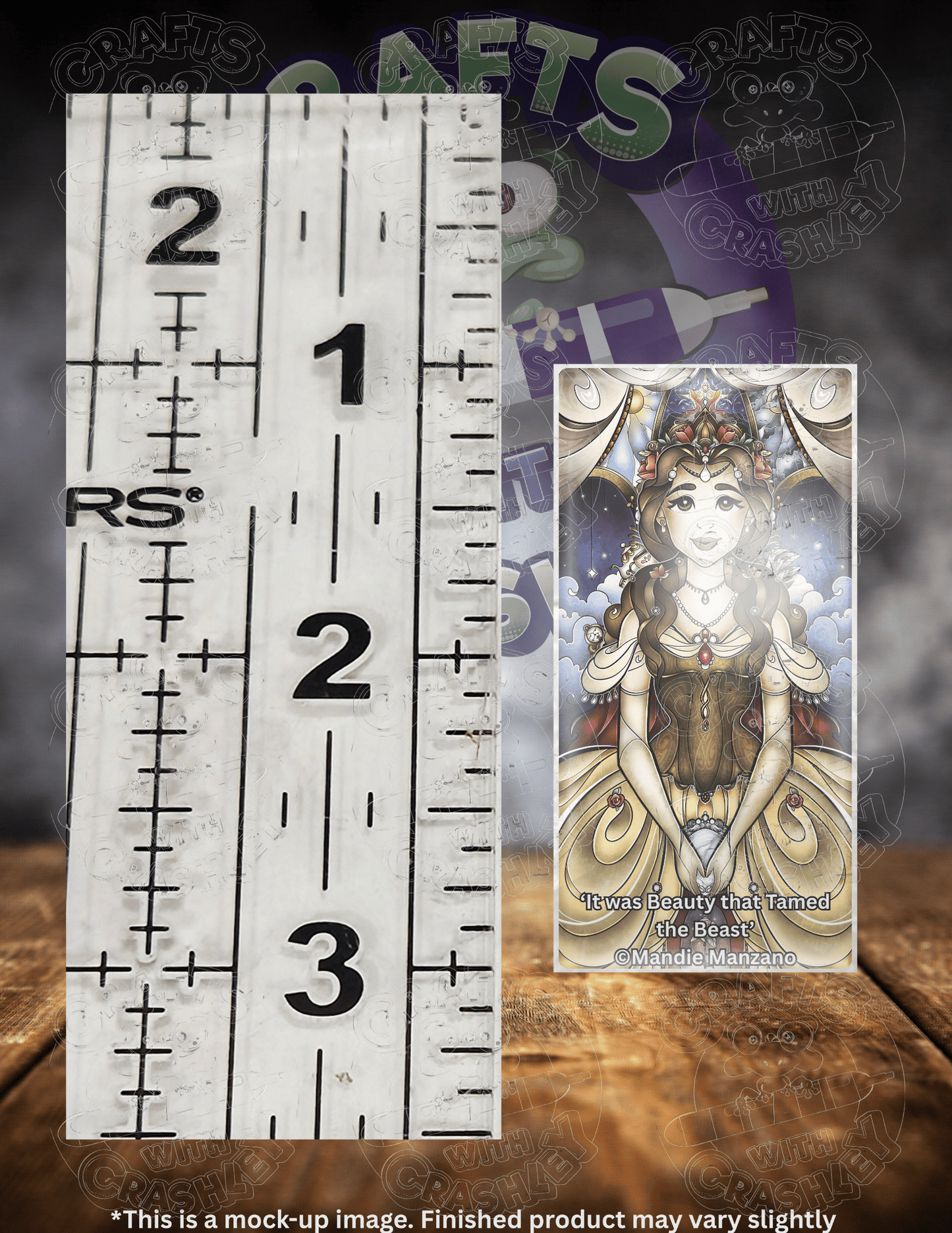 "It was Beauty that Tamed the Beast" by ©Mandie Manzano Premium Accessories for Diamond Painting