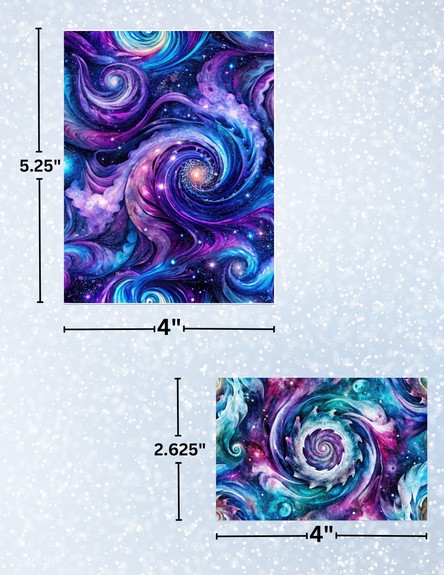 "Neon Galaxy" Decorative Diamond Painting Release Papers