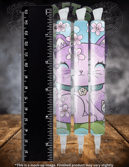 "Lucky Cat Sakura" by ©Jeremiah Ketner Premium Accessories for Diamond Painting