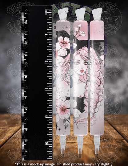 "Sakura Witch" by ©Aria Illustration Premium Accessories for Diamond Painting