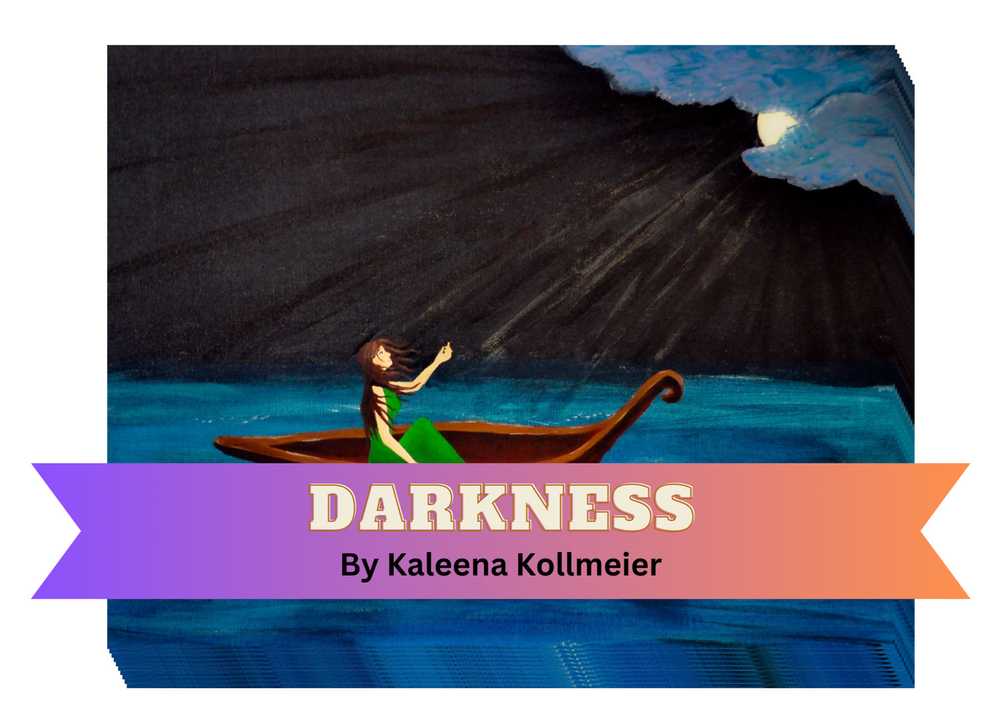 "Darkness" by Kaleena Kollmeier Decorative Diamond Painting Release Papers