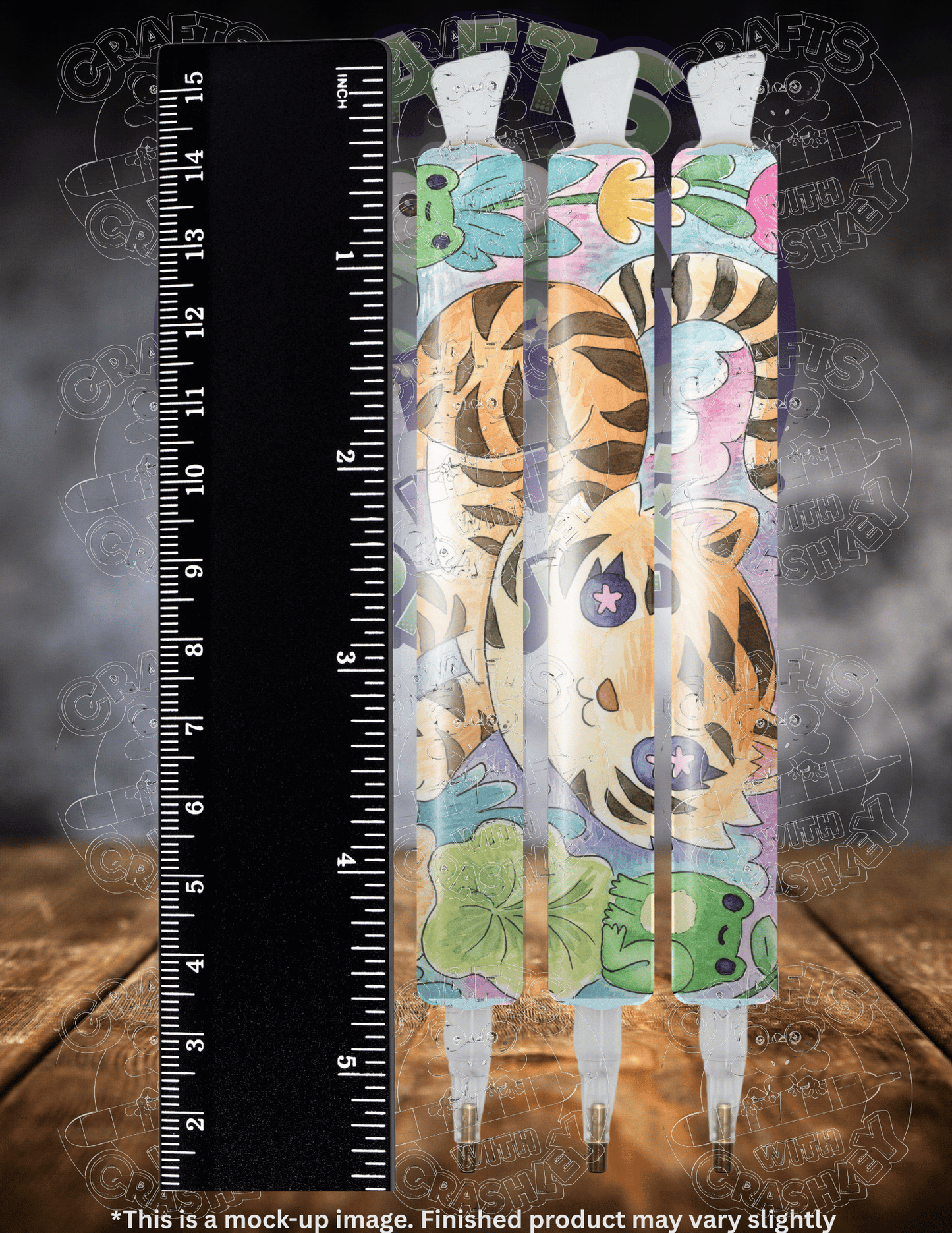 "Tiger Lilly Pond" by ©Jeremiah Ketner Premium Accessories for Diamond Painting