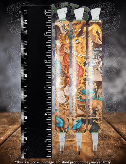 "The Noodle Dragons Bowl" by ©Christina "SixthLeafClover" Yen Premium Accessories for Diamond Painting