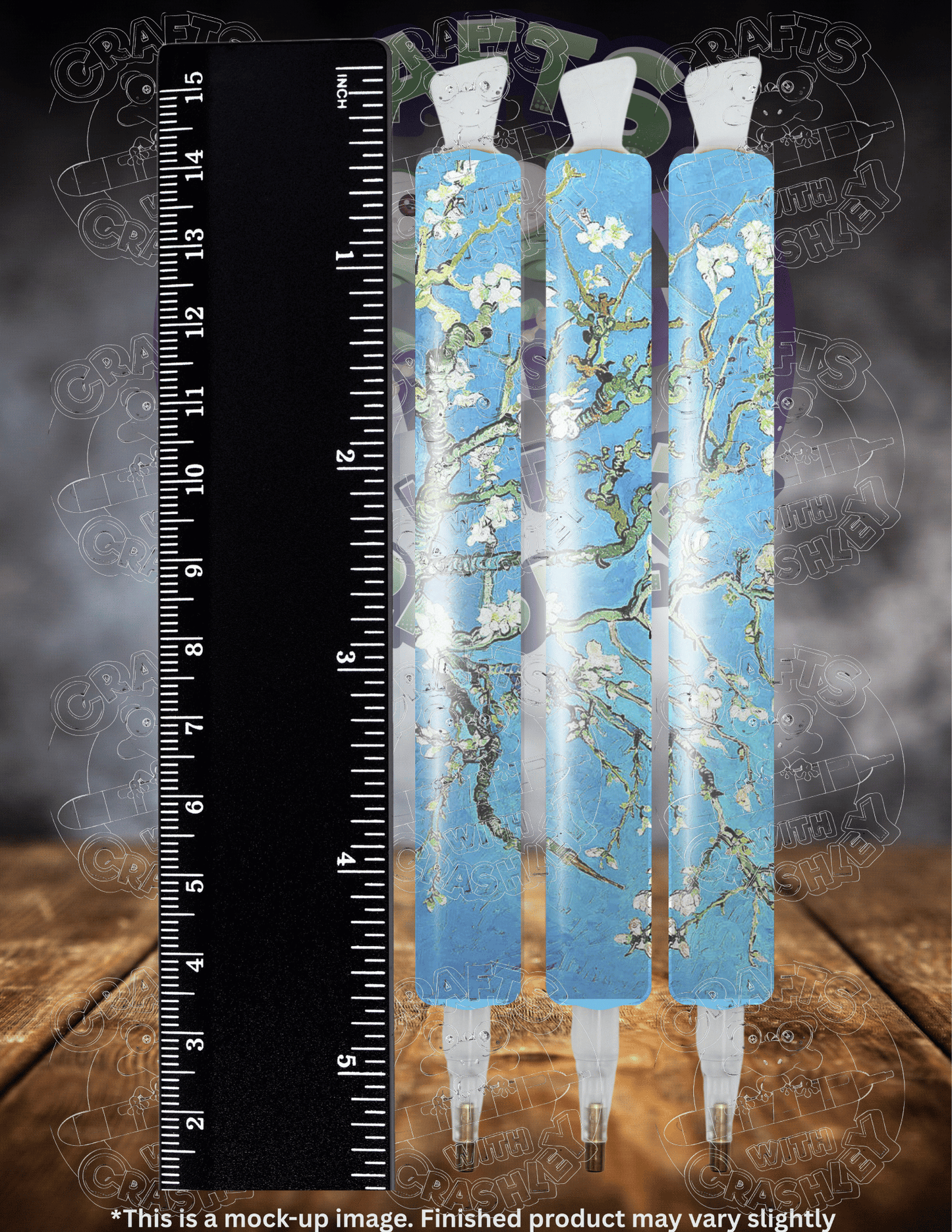 "Almond Blossoms" by Vincent Van Gogh Premium Accessories for Diamond Painting