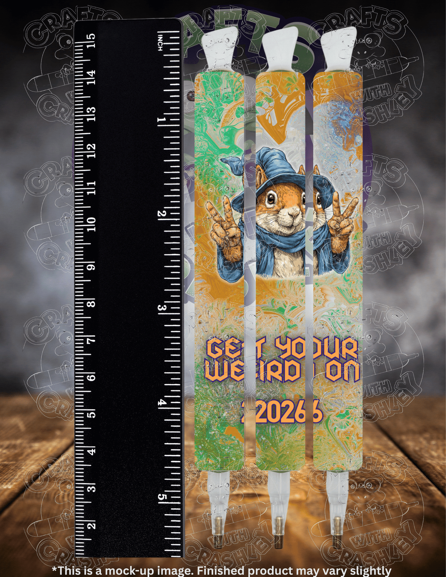 "Get Your Weird On 2026 Squirrel" Premium Accessories for Diamond Painting