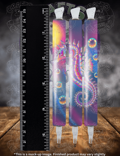 "Rainbow Seahorse" by ©Emma Casey Premium Accessories for Diamond Painting
