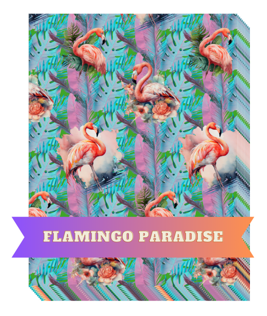 "Flamingo Paradise" Decorative Diamond Painting Release Papers