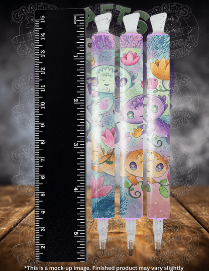 "Playful Axolotls" by ©Jeremiah Ketner Premium Accessories for Diamond Painting