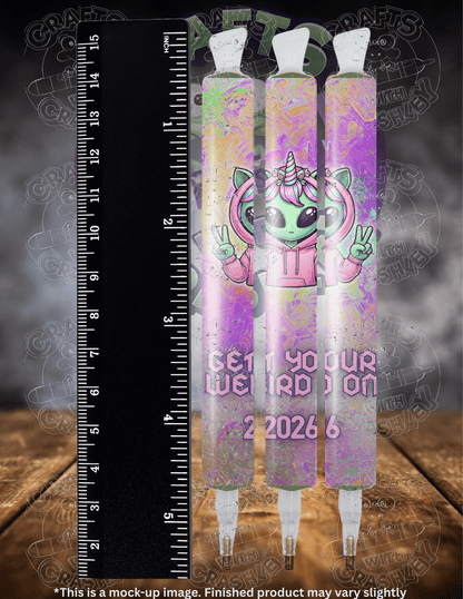 "Get Your Weird On 2026 Alien" Premium Accessories for Diamond Painting