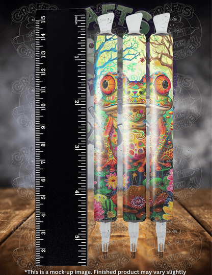 "Frog Yoga" by ©Claudia McKinney Premium Accessories for Diamond Painting