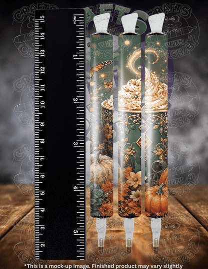 "Cozy Fall Latte" Premium Accessories for Diamond Painting