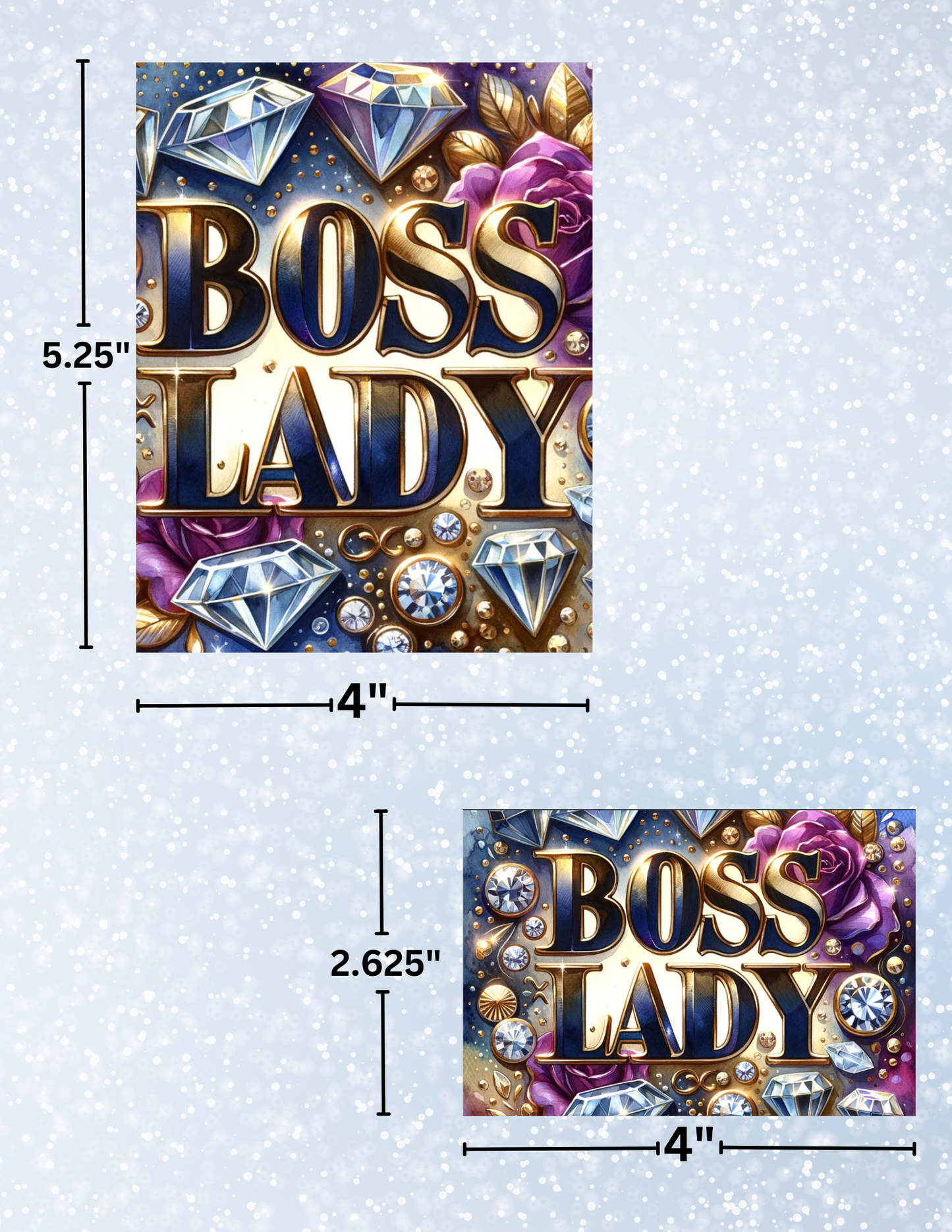 "Boss Lady" Decorative Diamond Painting Release Papers