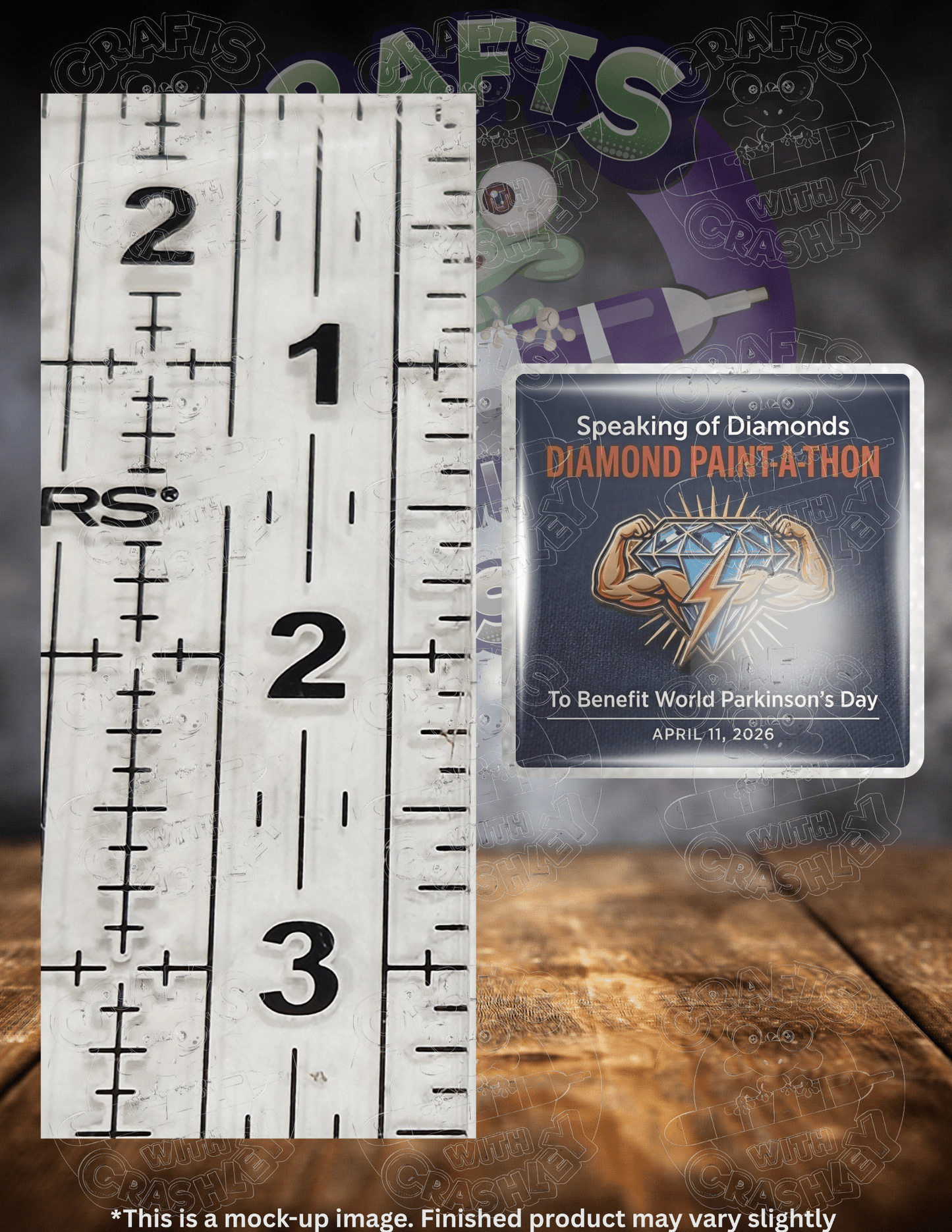 "Paint Away Parkinsons 2026" Premium Accessories for Diamond Painting