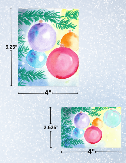 "Watercolor Ornaments" By Crafting and Crime Daily Decorative Diamond Painting Release Papers