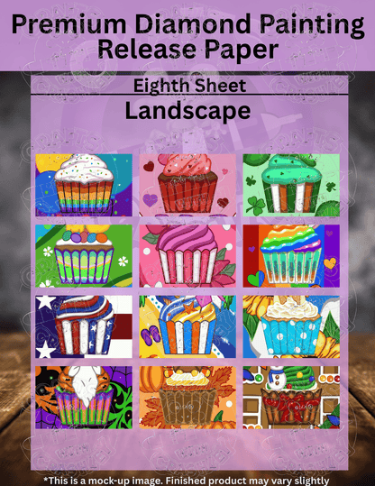 "Cupcake for Every Month" by ©Emma Casey Premium Accessories for Diamond Painting