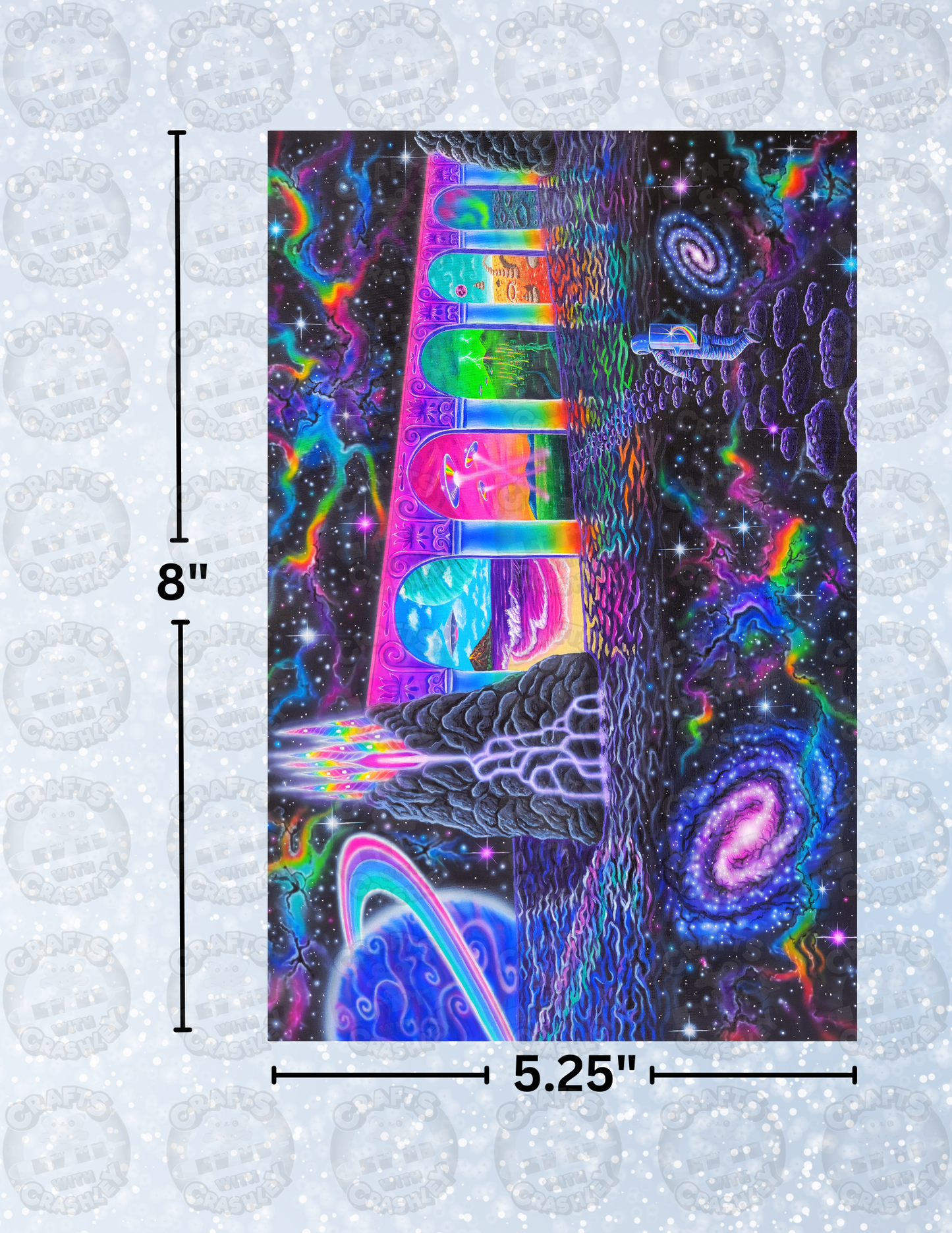 "Cosmic Trip" by Becca Tindol Decorative Diamond Painting Release Papers