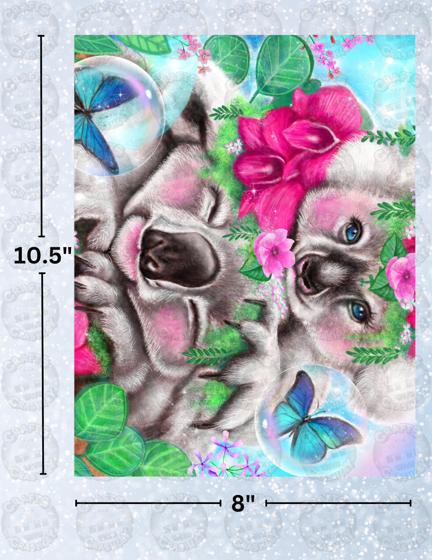 "Best Buddies Koalas" by ©Sheena Pike Decorative Diamond Painting Release Papers