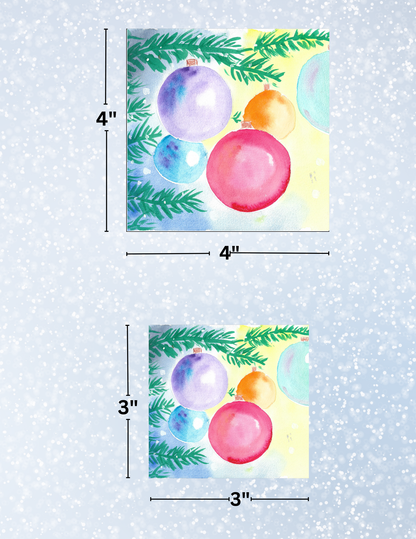 "Watercolor Ornaments" By Crafting and Crime Daily Decorative Diamond Painting Release Papers