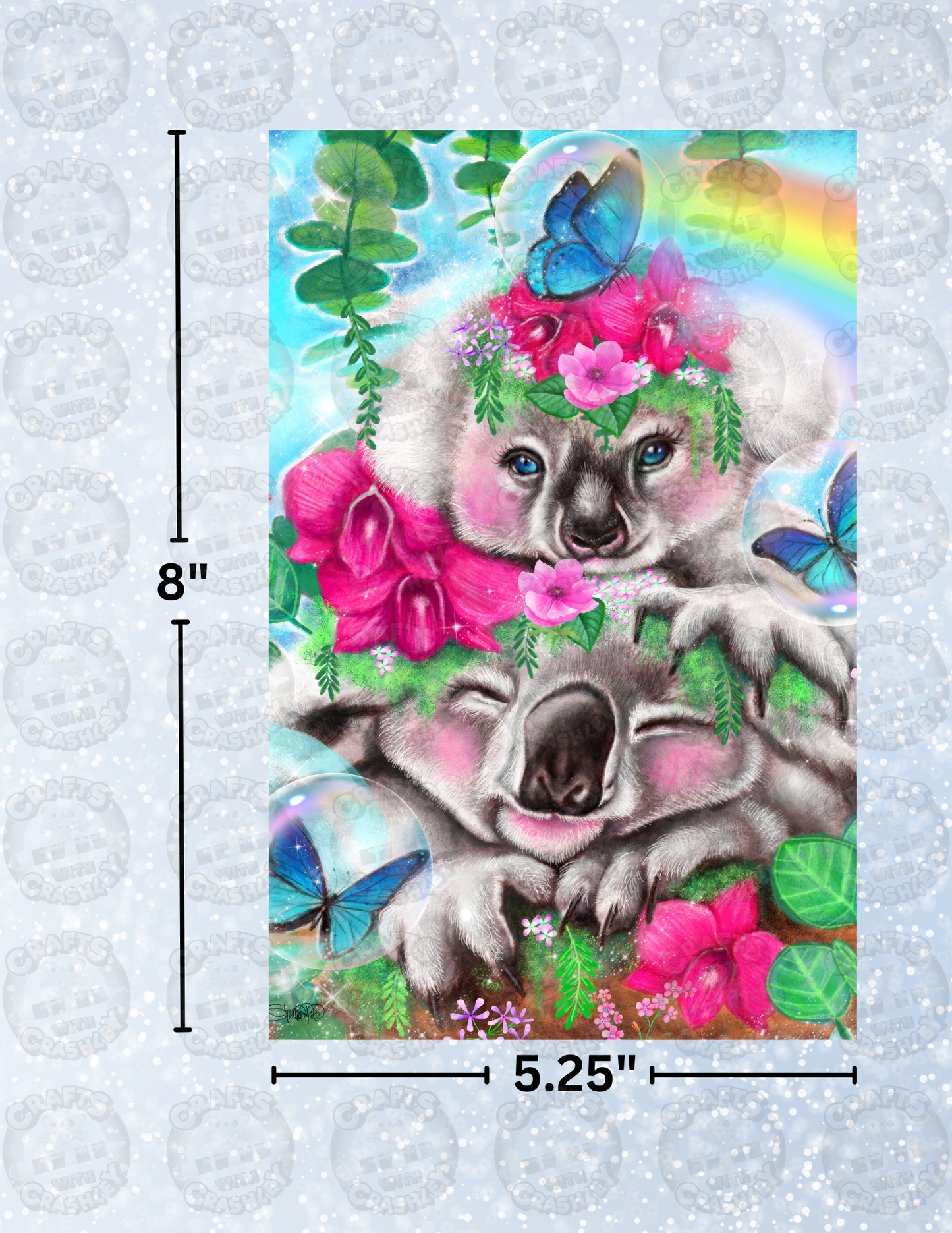 "Best Buddies Koalas" by ©Sheena Pike Decorative Diamond Painting Release Papers