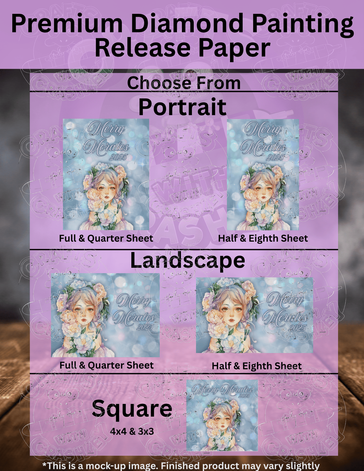 "Merry Morales 2025" by ©Margaret Morales Premium Accessories for Diamond Painting