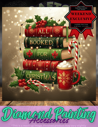 "All Booked for Christmas" Premium Accessories for Diamond Painting