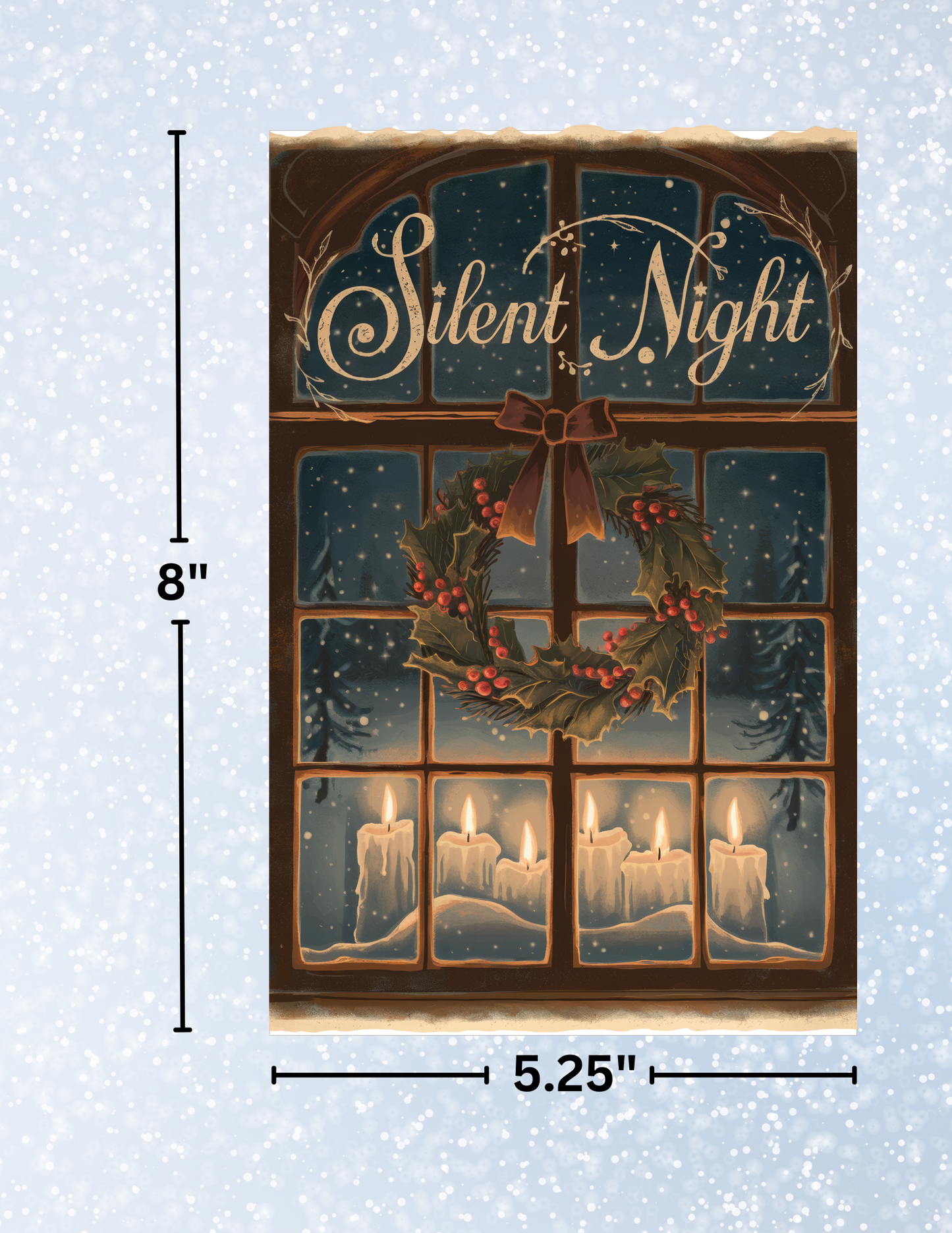 "Silent Night" Decorative Diamond Painting Release Papers