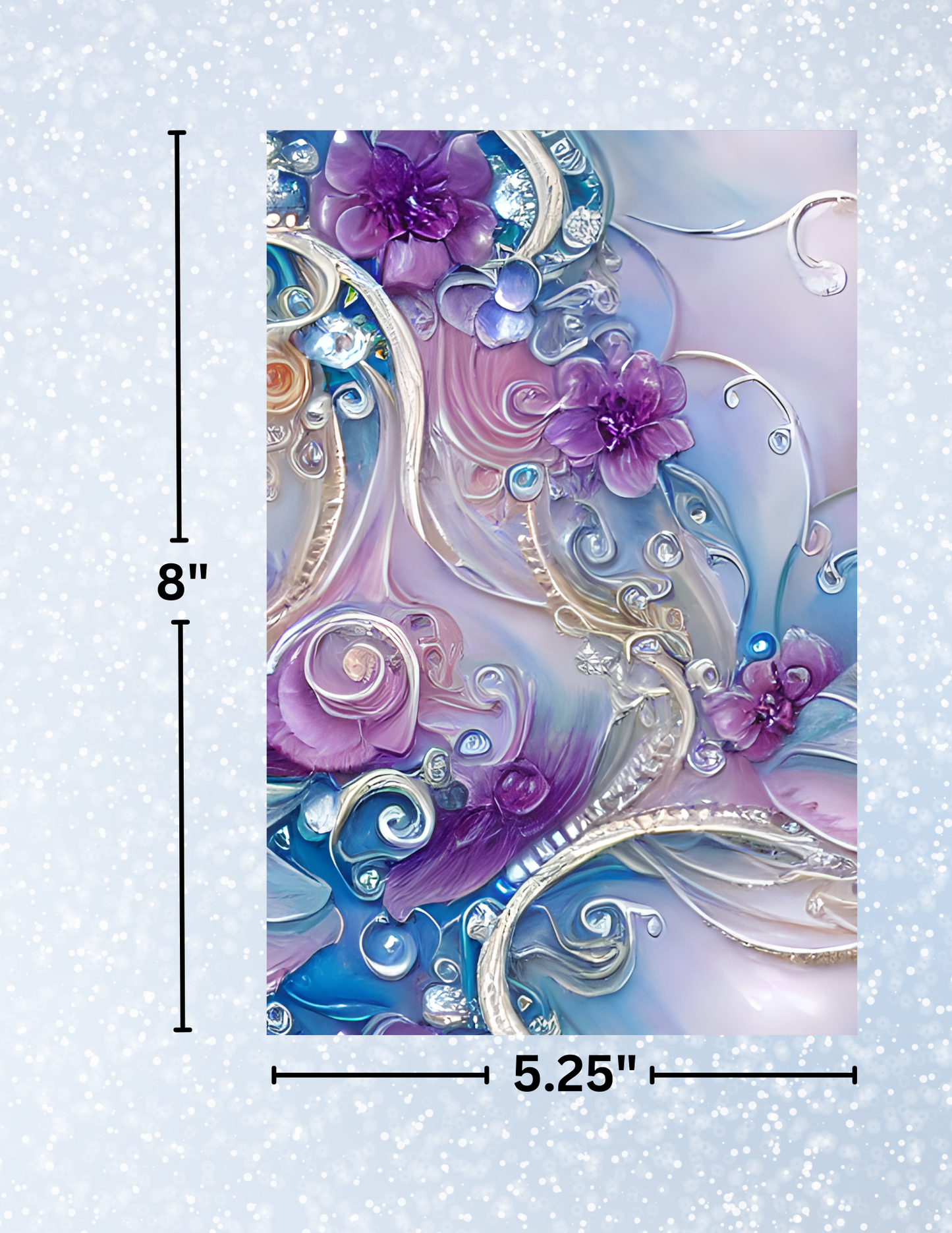 "Pearly Gems" Decorative Diamond Painting Release Papers