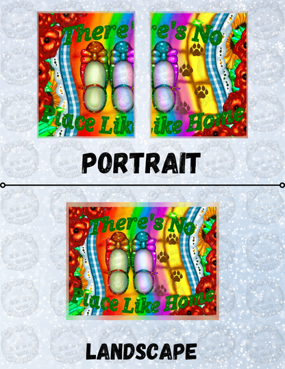 "There's No Place Like Home" by Emma Casey Decorative Diamond Painting Release Papers