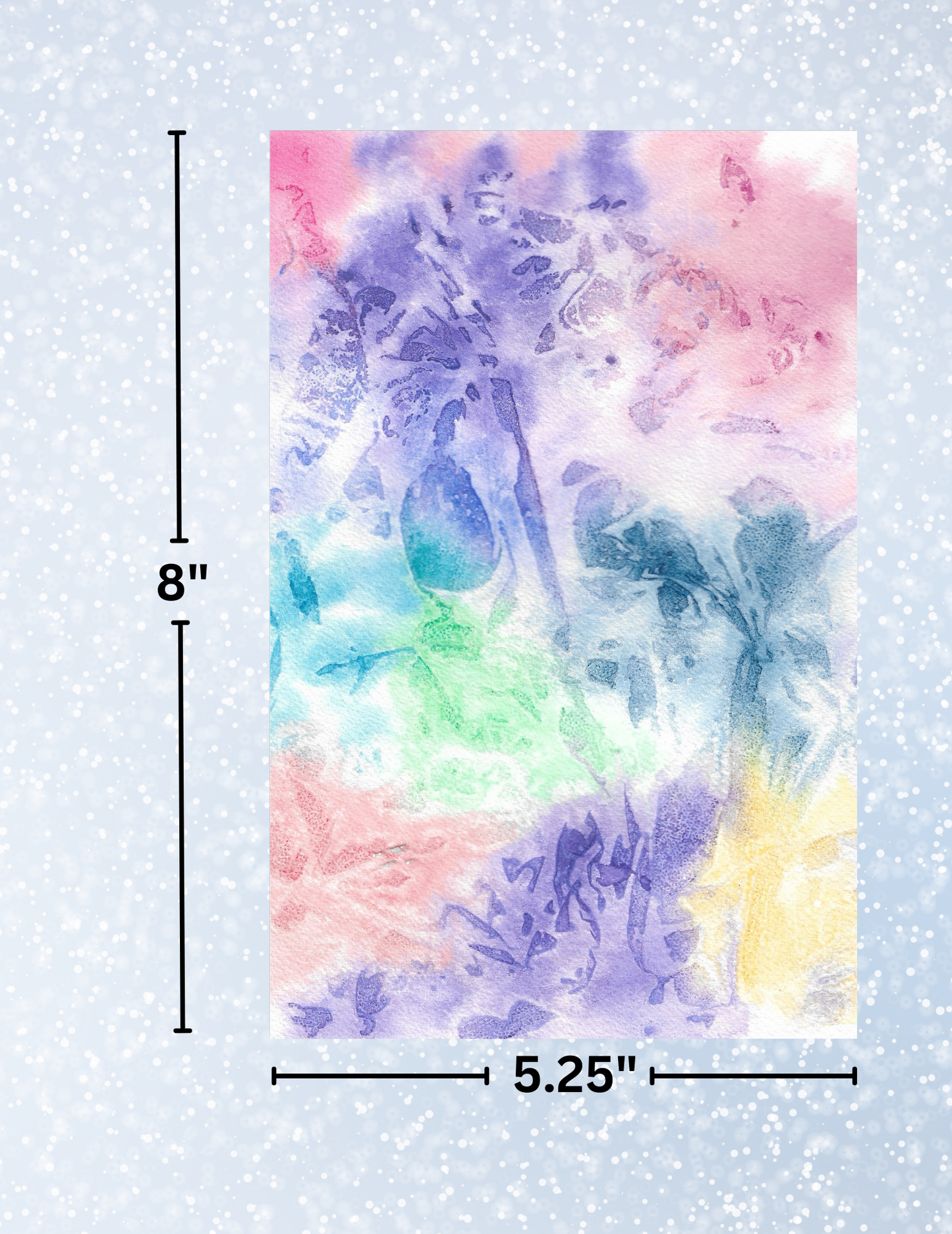 "Abstract Watercolor" By Crafting Journey Decorative Diamond Painting Release Papers