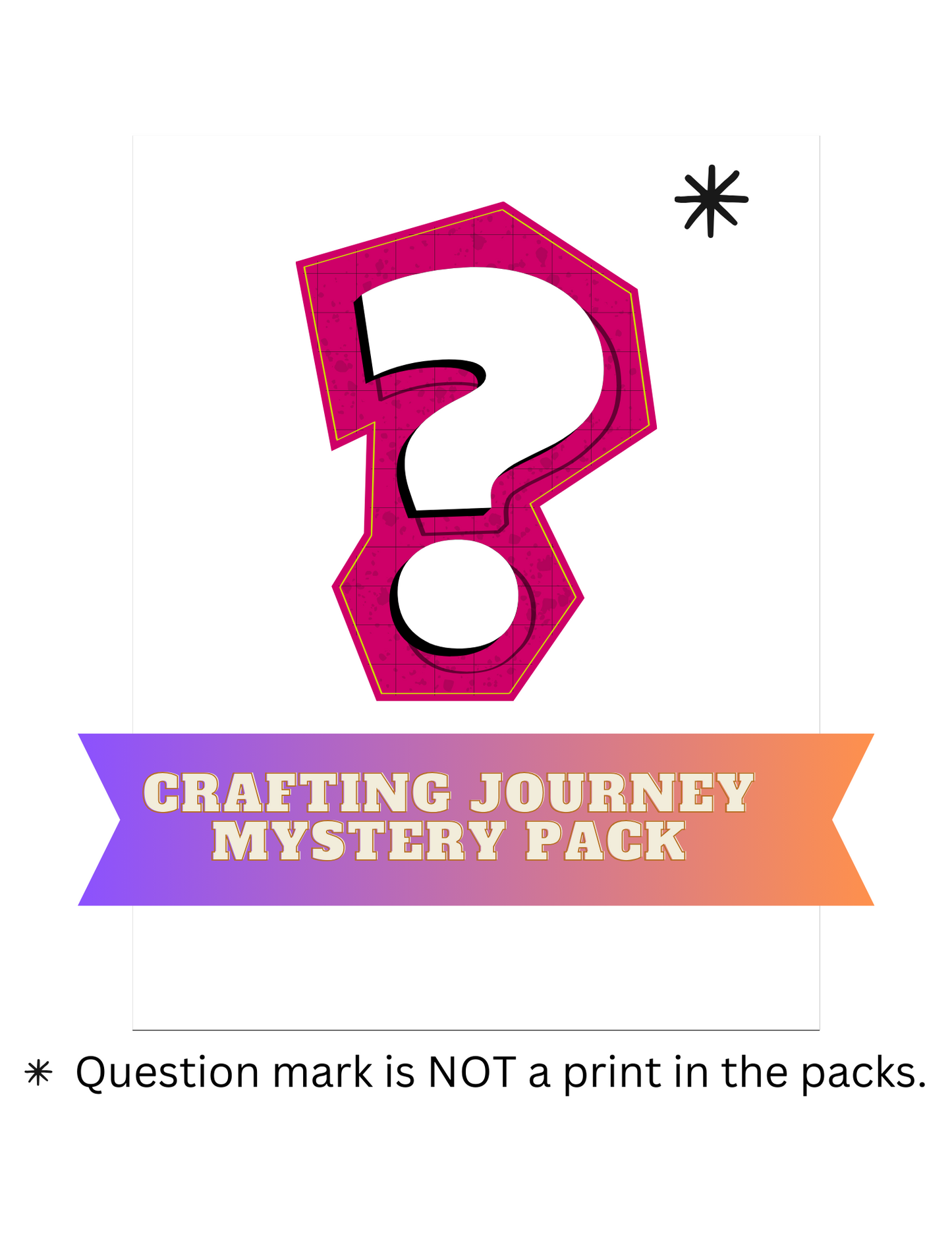 "Crafting Journey Mystery Pack" Premium Diamond Painting Release Papers