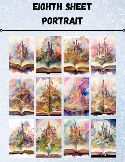 "A Storybook Fairytale" Decorative Diamond Painting Release Paper