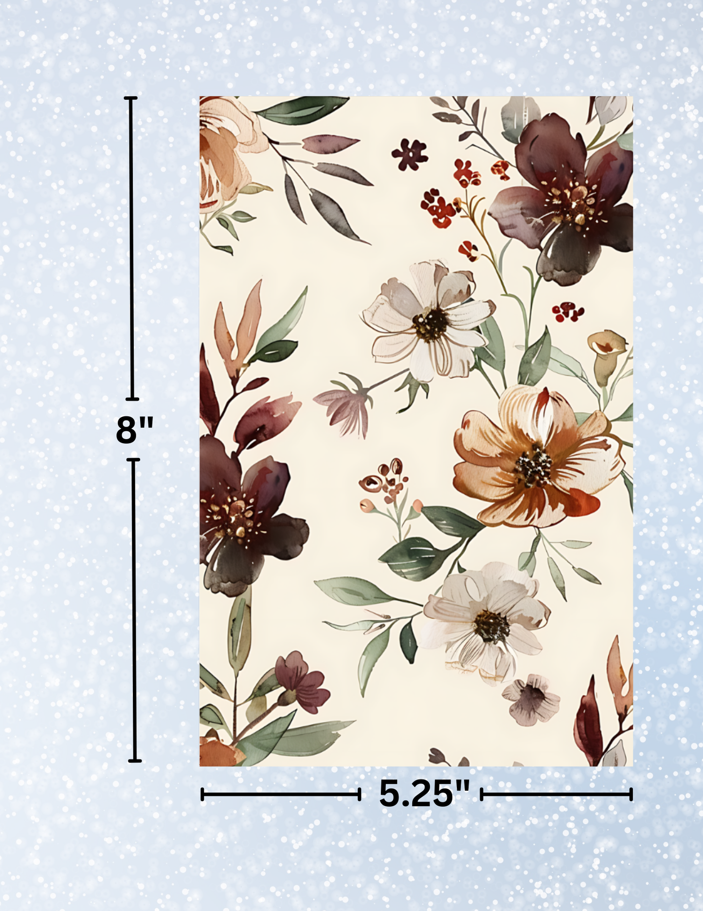 "Fall Flowers" Decorative Diamond Painting Release Papers