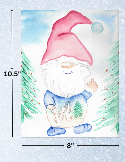 "Jolly Gnome" By Crafting and Crime Daily Decorative Diamond Painting Release Papers