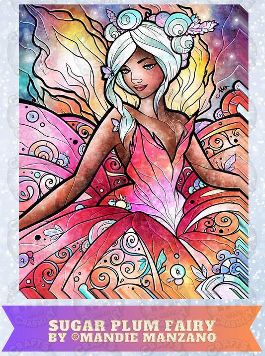 "Sugar Plum Fairy" by ©Mandie Manzano Decorative Diamond Painting Release Papers