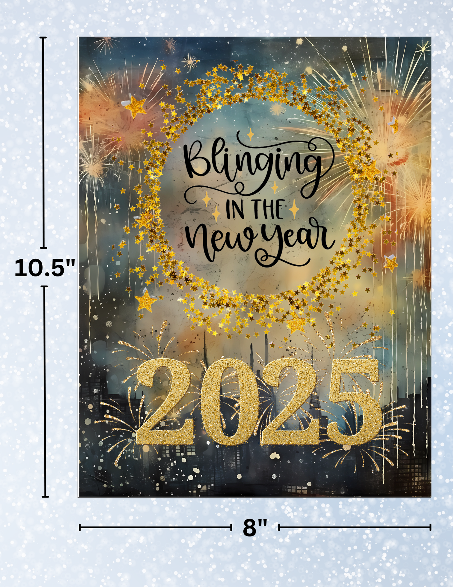 "#BlingingInTheNewYear2025" Decorative Diamond Painting Release Papers