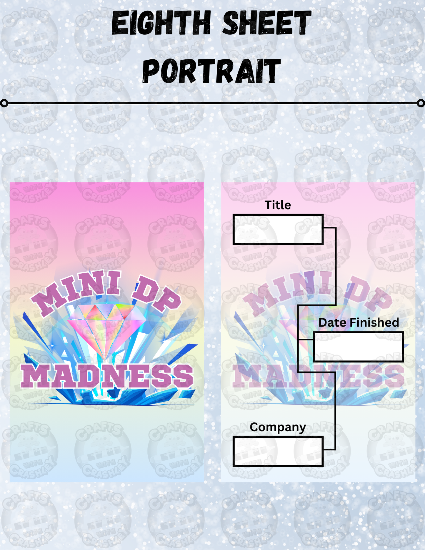 "Mini DP Madness" Decorative Diamond Painting Release Papers