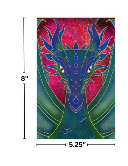 "Surrialian The Dragon (Scarlet)" by Kaleena Kollmeier Decorative Diamond Painting Release Papers