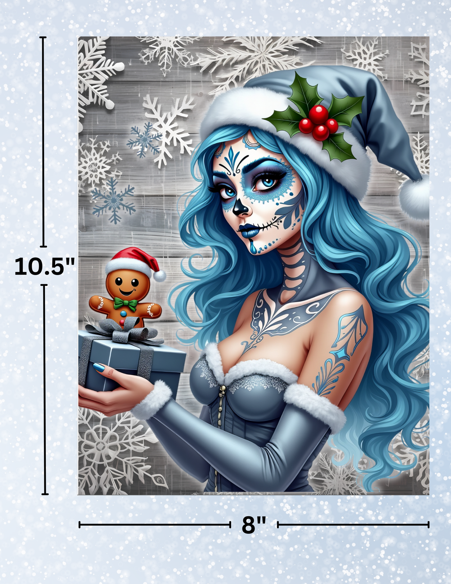 "Sugar Skull Christmas" Decorative Diamond Painting Release Papers