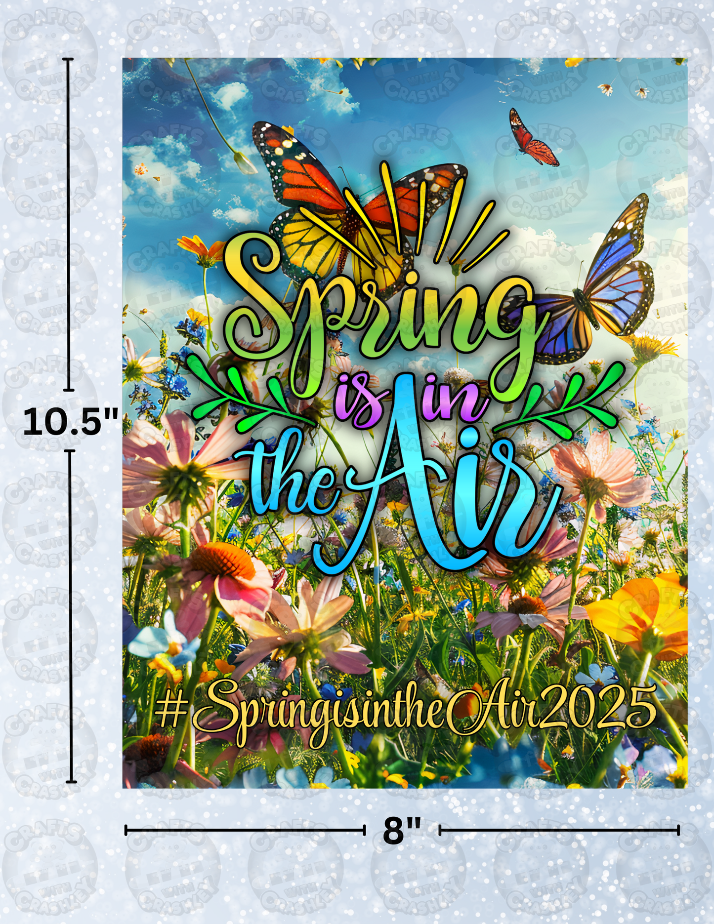 "#SpringIsInTheAir2025" Decorative Diamond Painting Release Papers