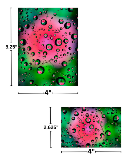 "Rosey Waterdrops" by Kaleena Kollmeier Decorative Diamond Painting Release Papers