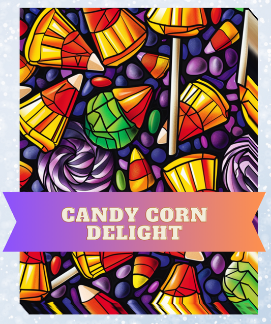 "Candy Corn Delight" Decorative Diamond Painting Release Papers