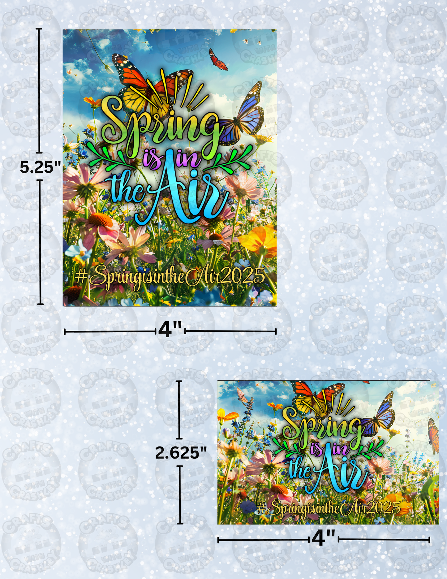 "#SpringIsInTheAir2025" Decorative Diamond Painting Release Papers