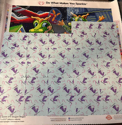 "I Axolotl Questions" by Mrs Coffee Decorative Diamond Painting Release Papers