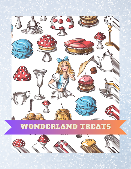 "Wonderland Treats" Decorative Diamond Painting Release Papers