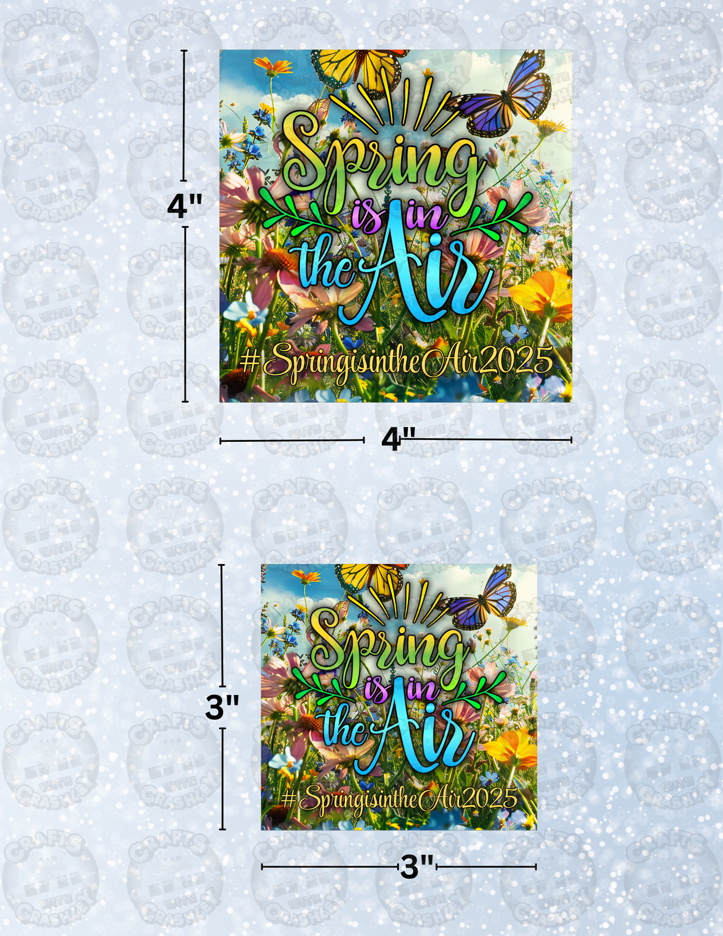 "#SpringIsInTheAir2025" Decorative Diamond Painting Release Papers